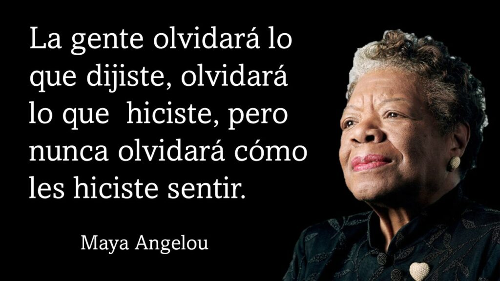 Maya Angelou cita de nunca la gente olvida